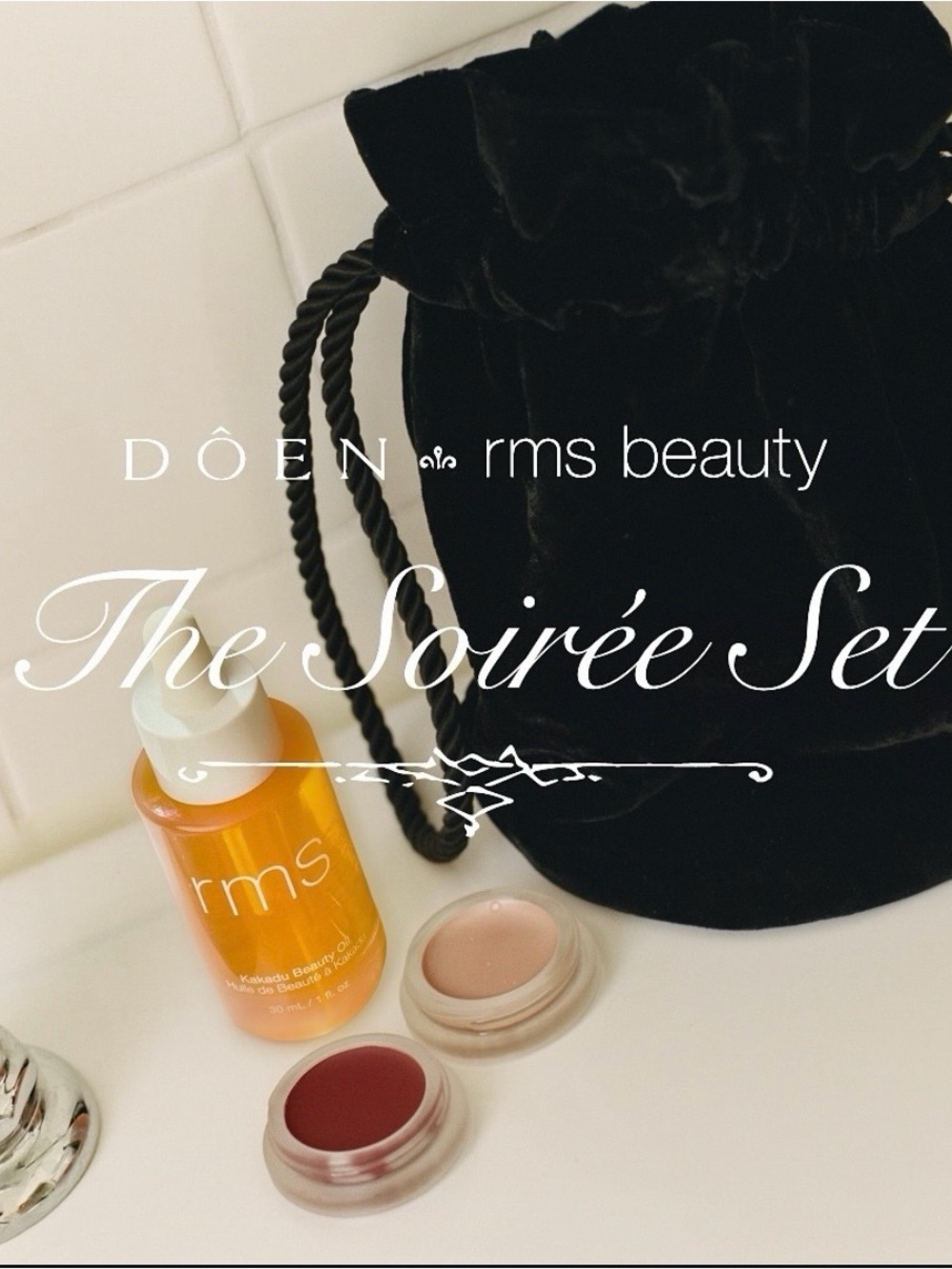 limited edition DÔEN & RMS Beauty Soirée Set